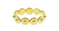bracelet or 750 composé d'une succession de...